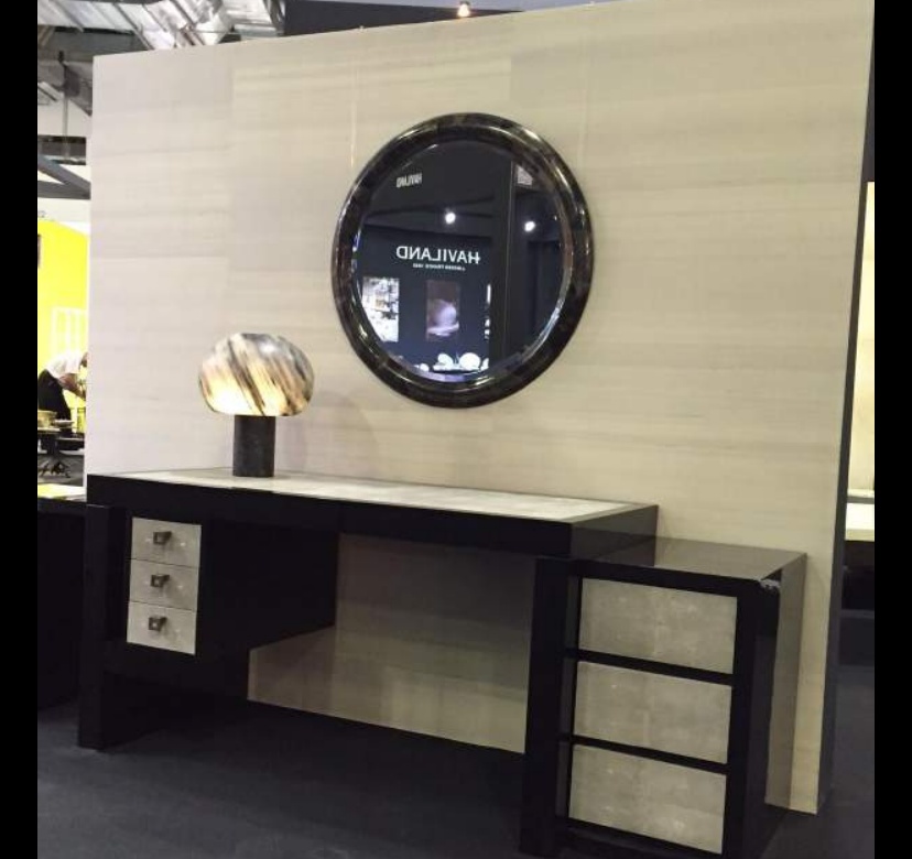 Solid Sense Living Architectural Exhibition Setup with JOAR Stone Lamp